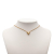 Louis Vuitton AB Louis Vuitton Gold Gold Plated Metal Essential V Necklace Italy