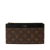 Louis Vuitton B Louis Vuitton Brown Monogram Canvas Fabric Monogram Slim Purse Spain