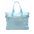 Chanel B Chanel Blue Light Blue Nylon Fabric New Travel Line Tote France