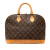 Louis Vuitton B Louis Vuitton Brown Monogram Canvas Fabric Monogram Alma PM France