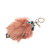 Fendi B Fendi Pink Fur Natural Material Mink Teen Witches Bag Charm Italy