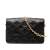 Louis Vuitton AB Louis Vuitton Black Lambskin Leather Leather Monogram Embossed Pochette Coussin Italy