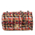 Chanel B Chanel Orange with Multi Tweed Fabric Mini Rectangular Classic Single Flap France