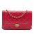 Chanel Boy Caviar Leather Quilted Wallet on Chain Crossbody Red