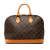 Louis Vuitton B Louis Vuitton Brown Monogram Canvas Fabric Monogram Alma PM France