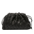 Bottega Veneta B Bottega Veneta Black Nappa Leather Leather Nappa Intrecciato The Mini Pouch Crossbody Italy