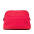 Hermès AB Hermès Pink Dark Pink Cotton Fabric Toile Bolide Trousse De Voyage Pouch PM France