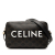 Celine AB Celine Brown Dark Brown Coated Canvas Fabric Medium Triomphe Logo Crossbody Italy