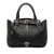 Fendi B Fendi Black Calf Leather Selleria Grand Borghese Handbag Italy