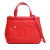 Chanel AB Chanel Red Lambskin Leather Leather Small Lambskin CC Mania Shopping Tote Italy