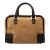 Loewe B LOEWE Brown Beige Suede Leather Amazona 28 Handbag Spain