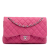 Chanel B Chanel Pink Hot Pink Caviar Leather Leather Jumbo Classic Caviar Double Flap France