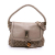 Gucci B Gucci Brown Beige with Gold Canvas Fabric GG Bella Flap Satchel Italy