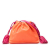 Loewe B LOEWE Orange with Pink Dark Pink Nappa Leather Leather Mini Nappa Flamenco Tassel Crossbody Spain