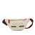 Gucci B Gucci White Calf Leather Logo Belt Bag Italy