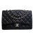 Chanel AB Chanel Black Lambskin Leather Leather Jumbo Classic Lambskin Single Flap France