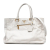 Prada B Prada White Calf Leather Soft Satchel Italy