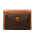 Celine B Celine Brown Coated Canvas Fabric Macadam Clutch Italy