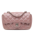 Chanel Pink Lambskin Leather Leather Mini Rectangular Classic Iridescent Lambskin Single Flap Italy