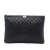Chanel AB Chanel Black Caviar Leather Leather Large Quilted Caviar Boy O Case Clutch Italy