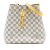 Louis Vuitton B Louis Vuitton White with Yellow Damier Canvas Fabric Damier Azur Neonoe MM France