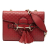 Gucci AB Gucci Red Calf Leather Mini Microguccissima Emily Crossbody Italy