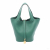 Hermès Picotin 18 Taurillon Clemence Leather Lock Bucket Handbag Green
