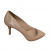 Prada Talon en cuir verni beige