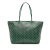 Goyard B Goyard Green Coated Canvas Fabric Goyardine Artois MM France