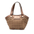 Loewe B LOEWE Brown Canvas Fabric Anagram Tote China