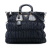 Prada B Prada Black Nylon Fabric Tessuto Gaufre Satchel Italy