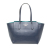 Gucci B Gucci Blue Navy Calf Leather Medium Swing Tote Italy