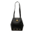 Ferragamo B Ferragamo Black Calf Leather Shoulder Bag Italy