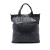 Bottega Veneta B Bottega Veneta Black Nappa Leather Leather Intrecciato Trimmed Nappa Convertible Tote Italy