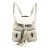Gucci B Gucci White Ivory Calf Leather Bamboo Tassel Backpack Italy