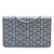 Goyard AB Goyard Gray Coated Canvas Fabric Goyardine Alexandre III France