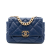 Chanel AB Chanel Blue Dark Blue Lambskin Leather Leather Medium Lambskin 19 Flap France