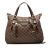 Louis Vuitton B Louis Vuitton Brown Damier Canvas Fabric Damier Ebene Evora MM France