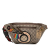 Gucci AB Gucci Brown Coated Canvas Fabric GG Supreme Courrier Belt Bag Italy