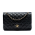 Chanel B Chanel Black Caviar Leather Leather Jumbo Classic Caviar Double Flap Italy
