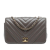 Chanel B Chanel Brown Taupe Lambskin Leather Leather Small Chevron Lambskin Statement Flap France
