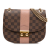 Louis Vuitton B Louis Vuitton Brown Damier Canvas Fabric Damier Ebene Cuir Taurillon Wight France