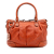 Gucci B Gucci Orange Calf Leather Guccissima Sukey Satchel Italy