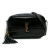 Saint Laurent B Saint Laurent Black Patent Leather Leather Mini Croc Embossed Patent Monogram Lou Camera Bag Italy