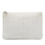 Goyard B Goyard White Coated Canvas Fabric Goyardine Senat MM France