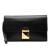 Valentino B Valentino Black Calf Leather skin Rockstud Wristlet Clutch Italy