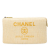 Chanel AB Chanel Yellow Raffia Natural Material Medium Deauville O Case Clutch Italy