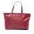 Gucci B Gucci Red Coated Canvas Fabric Medium GG Imprime Tote Italy