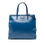Prada B Prada Blue Saffiano Leather Vernice Satchel Italy