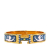 Hermès AB Hermès Blue with Gold Enamel Other Narrow Sous le Charm d Orphee Clic H Bracelet PM France